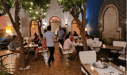 Oásis na medina de Marrakech