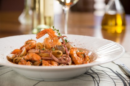 Foto do Linguine de Frutos do Mar do Geppos Italiano, em Fortaleza