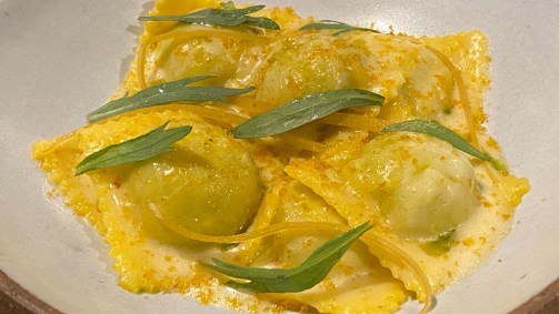 ravioli de alcachofra tujuina