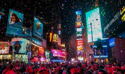 Times Square vai sediar festa de réveillon virtual