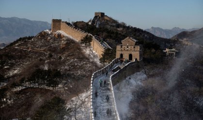 Trecho mais visitado da Muralha da China reabre aos visitantes