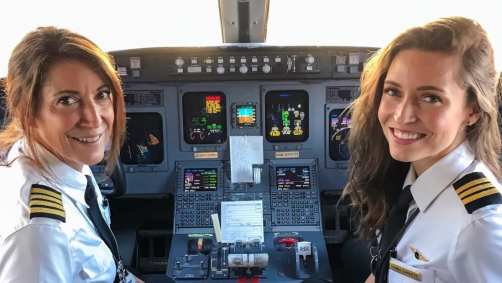 Mãe e Filha aviadoras