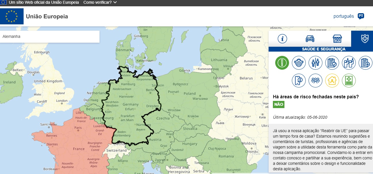 Mapa Interativo turistas