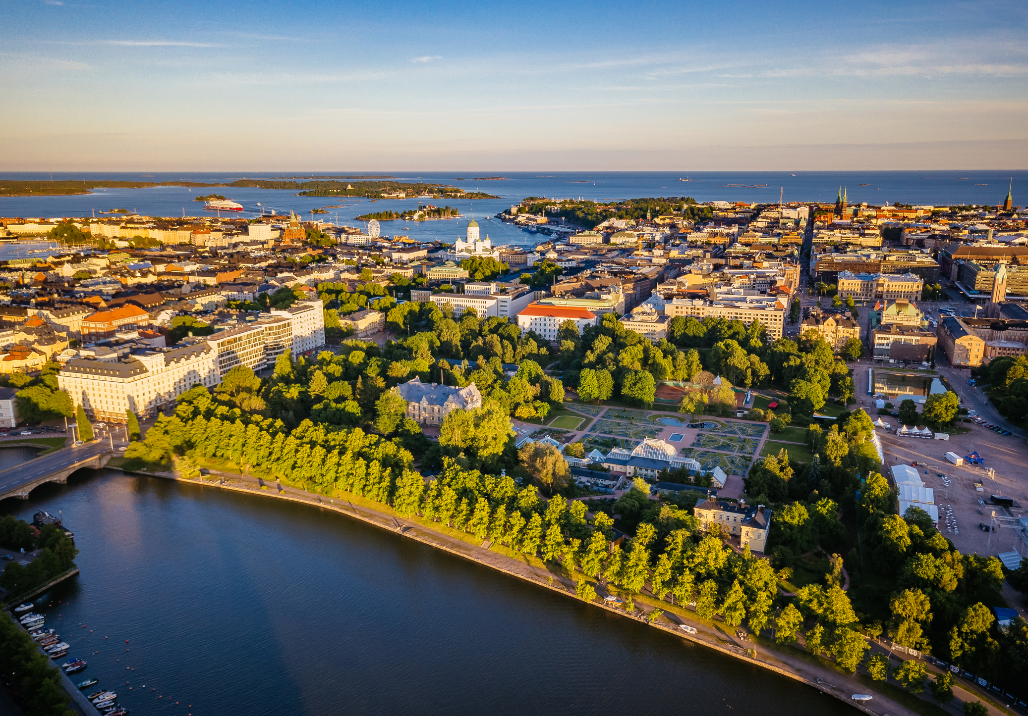 Helsinque, capital da Finlândia, considerado o país mais feliz do mundo