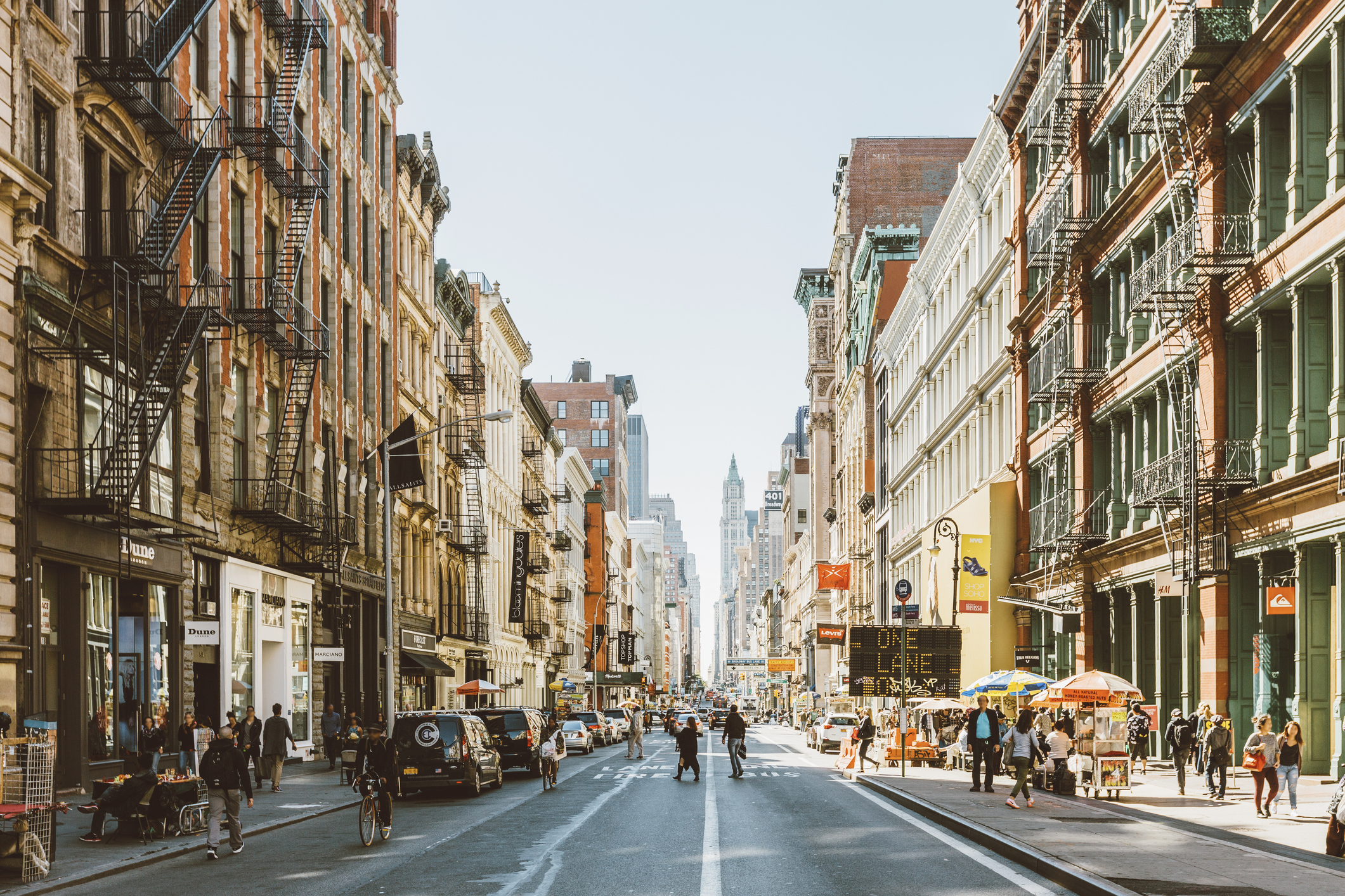 Streets of Soho, New York City, USA