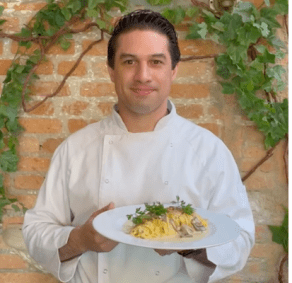 Foto do Chef Carlos Leiva, do Osteria Nonna Ros