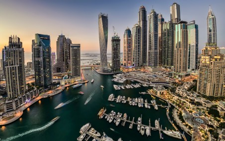 Vista aérea de Dubai
