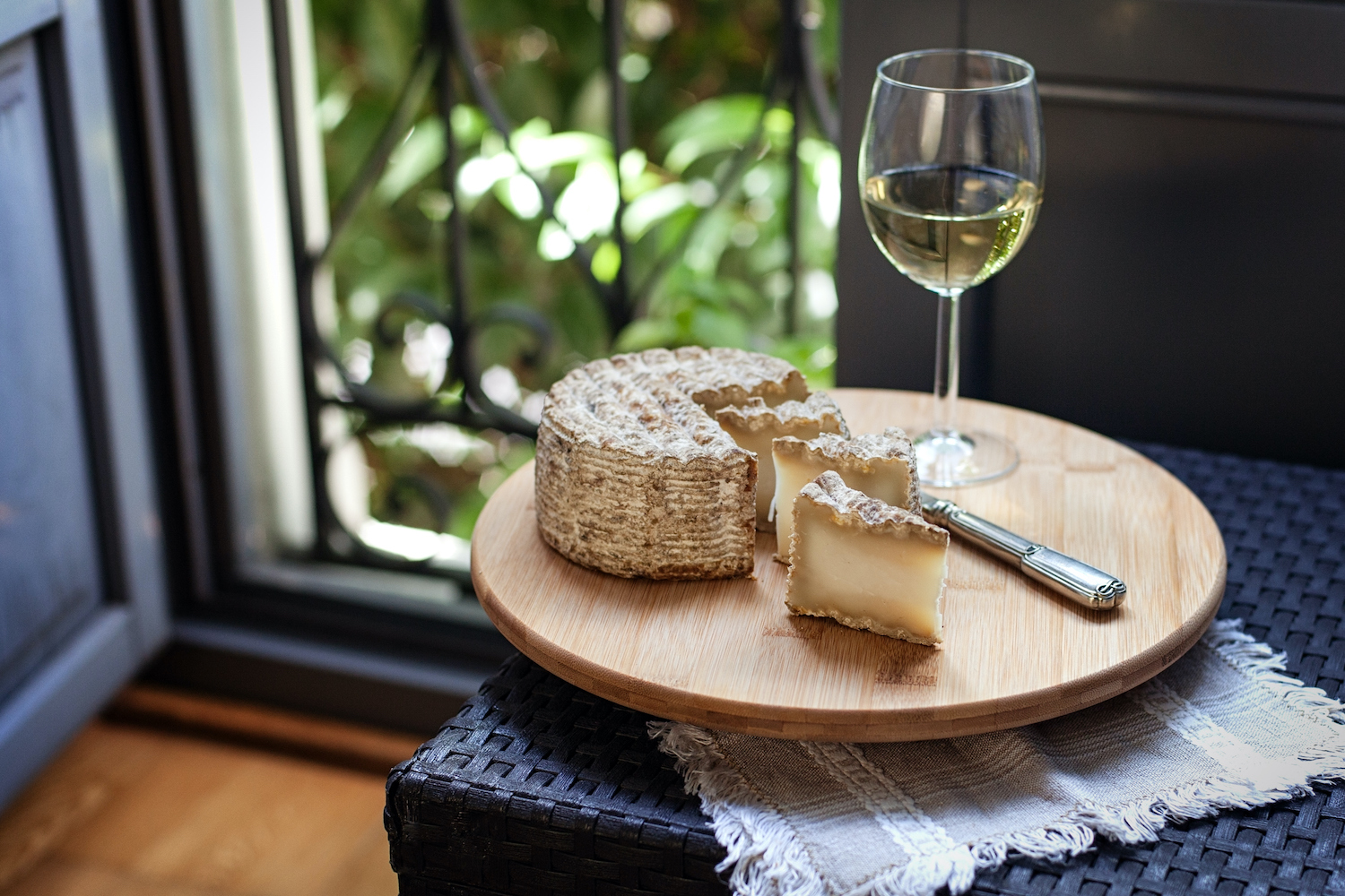 Aged goat cheese