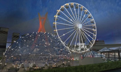 Roda-gigante em São Paulo terá jantar com espetáculo e vista para Ponte Estaiada