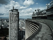 Edificio italia visto do alto do copan