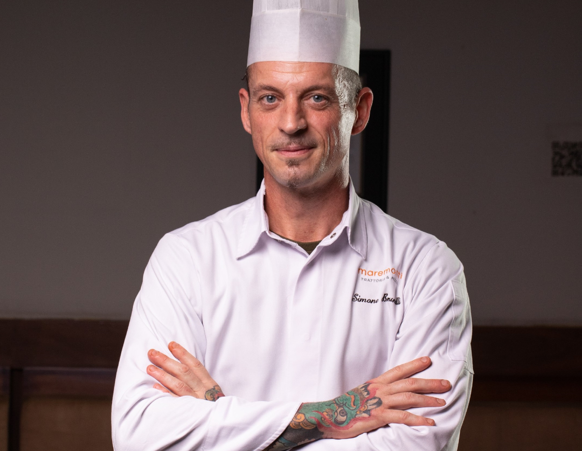 Chef Simone Brunelli foto Renato Ayache Nishi