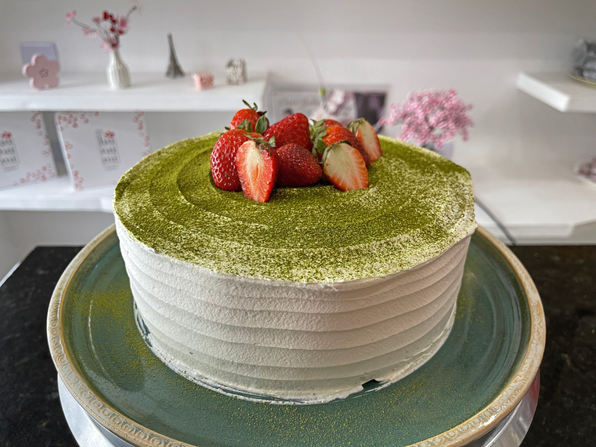 matcha shortcake receita