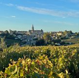 saint emilion a partir dos vinhedos do chateau pavie