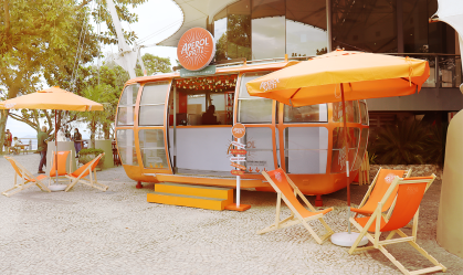 Bondinho Pão de Açúcar ganha bar temporário de verão