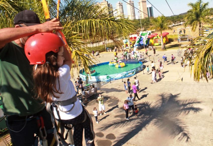 Família no Parque tem atrações gratuitas e pagas durante todo o mês de julho / Divulgação