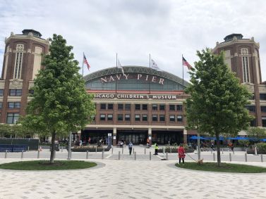 Fachada do Chicago&#039;s Children Museum, na área de Navy Pier, em Chicago
