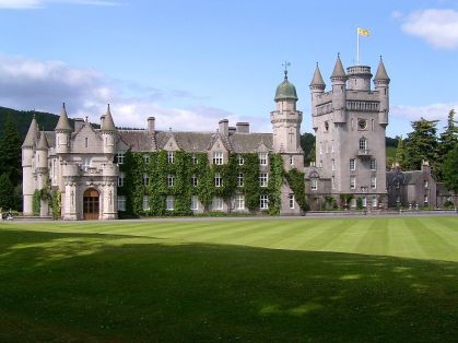 Exterior do Castelo de Balmoral, na Escócia