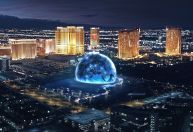 Projeto de US$ 1,8 bilhão, maior esfera do mundo será inaugurada em Las Vegas