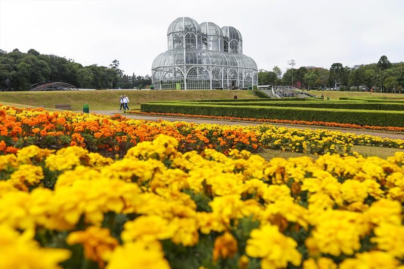 Um dos principais cartões postais de Curitiba, o Jardim Botânico fica um show à parte na Primavera