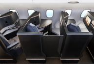Assentos com portas deixam classe executiva cada vez mais luxuosa