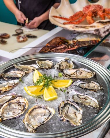 Ostras frescas do Satyricon, referência em frutos do mar no Rio / Tomas Rangel