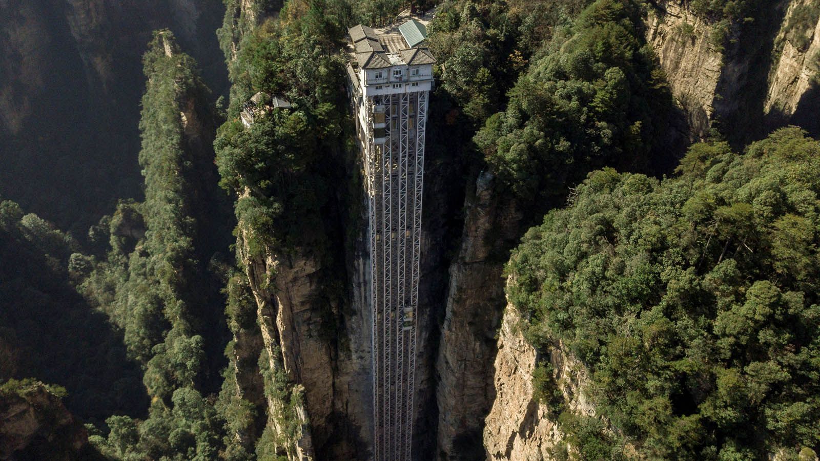elevador parque Zhangjiajie