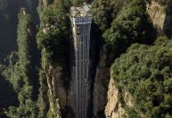 Elevador ao ar livre mais alto do mundo fica em parque que inspirou "Avatar"