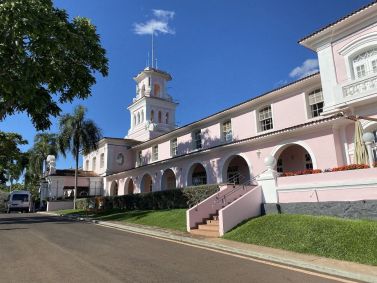 Fachada icônica do Hotel das Cataratas