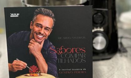 De publicitário premiado para a gastronomia: chef Gustavo Pereira tem sua história contada em livro