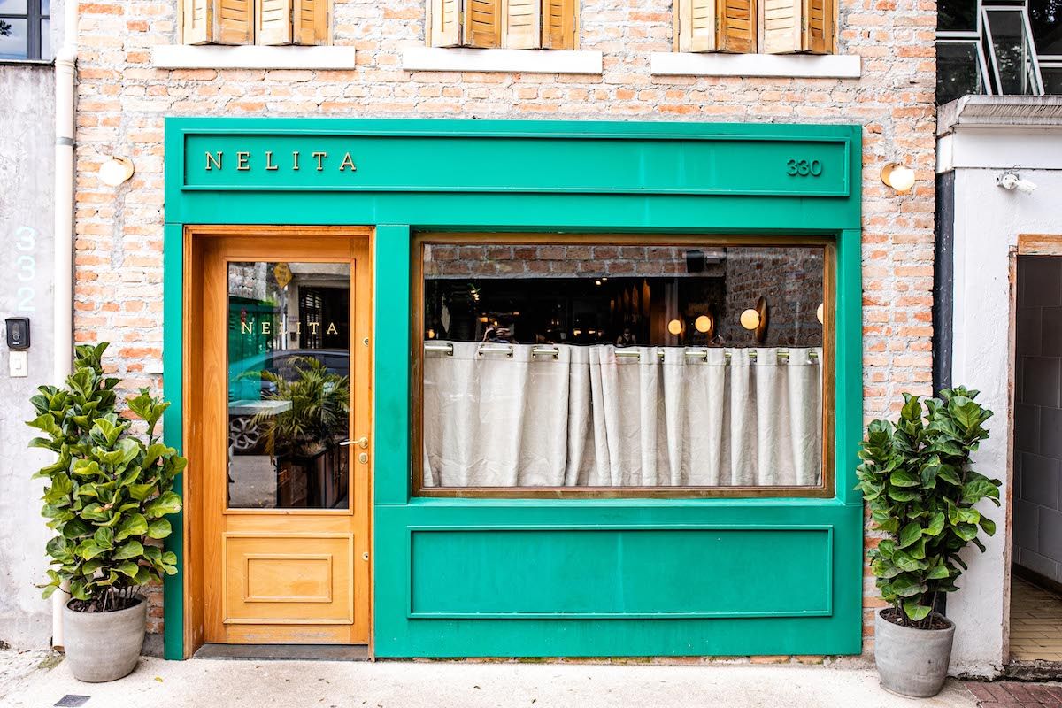 Fachada do Nelita da chef Tássia Magalhães