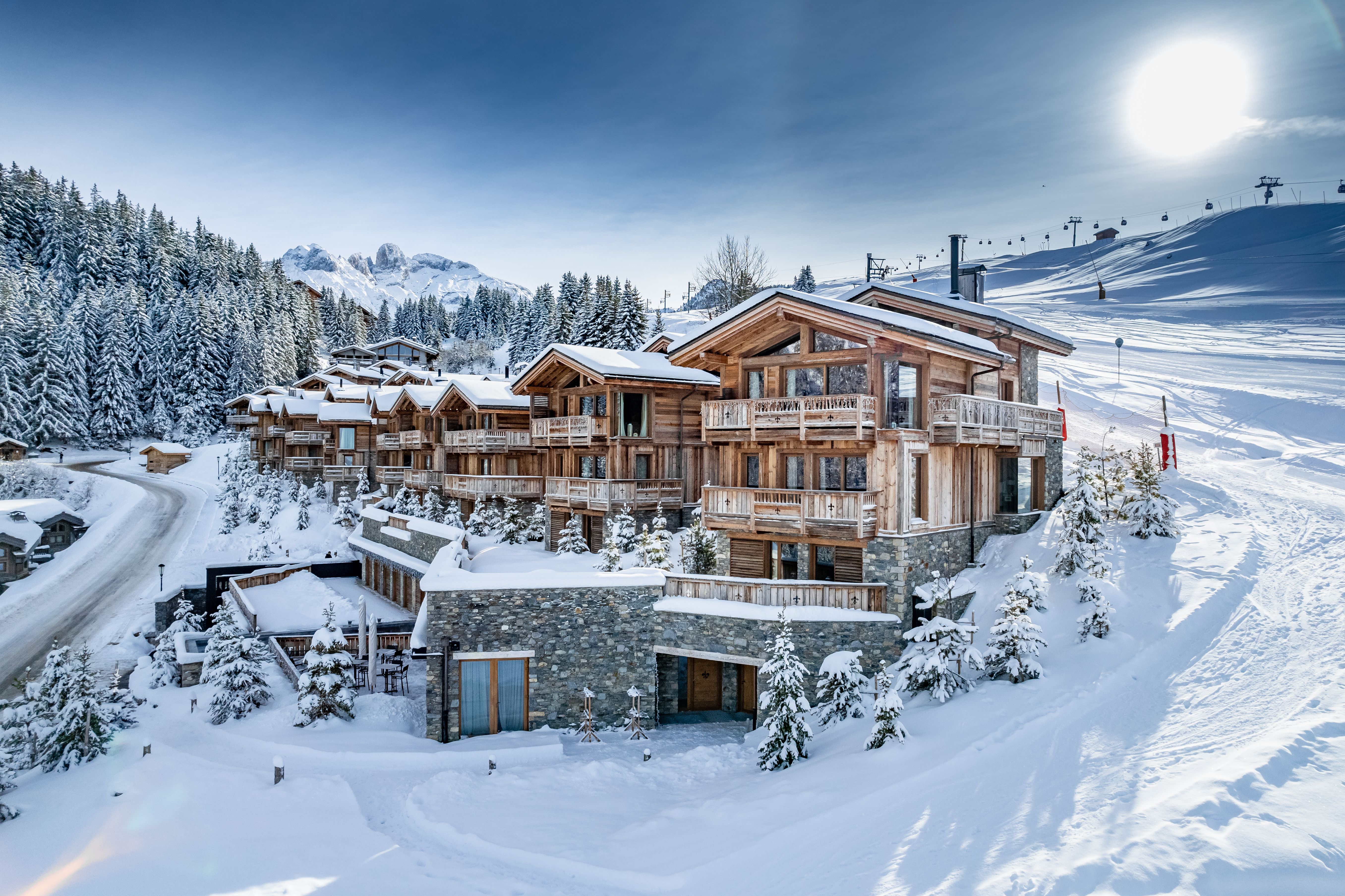 On The Slope, Exterior Shot, Ultima Courchevel Belvédère