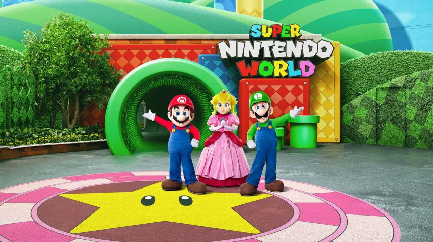 Inauguração do Super Nintendo World no Universal Studios Hollywood em 17 de fevereiro de 2023 / Divulgação