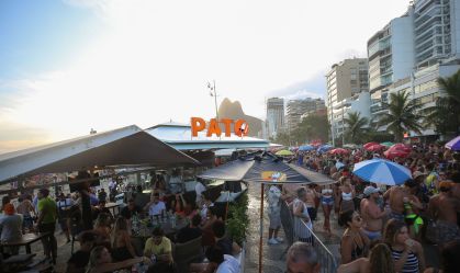 Restaurante Pato com Laranja abre quiosque na orla do Leblon, no Rio de Janeiro