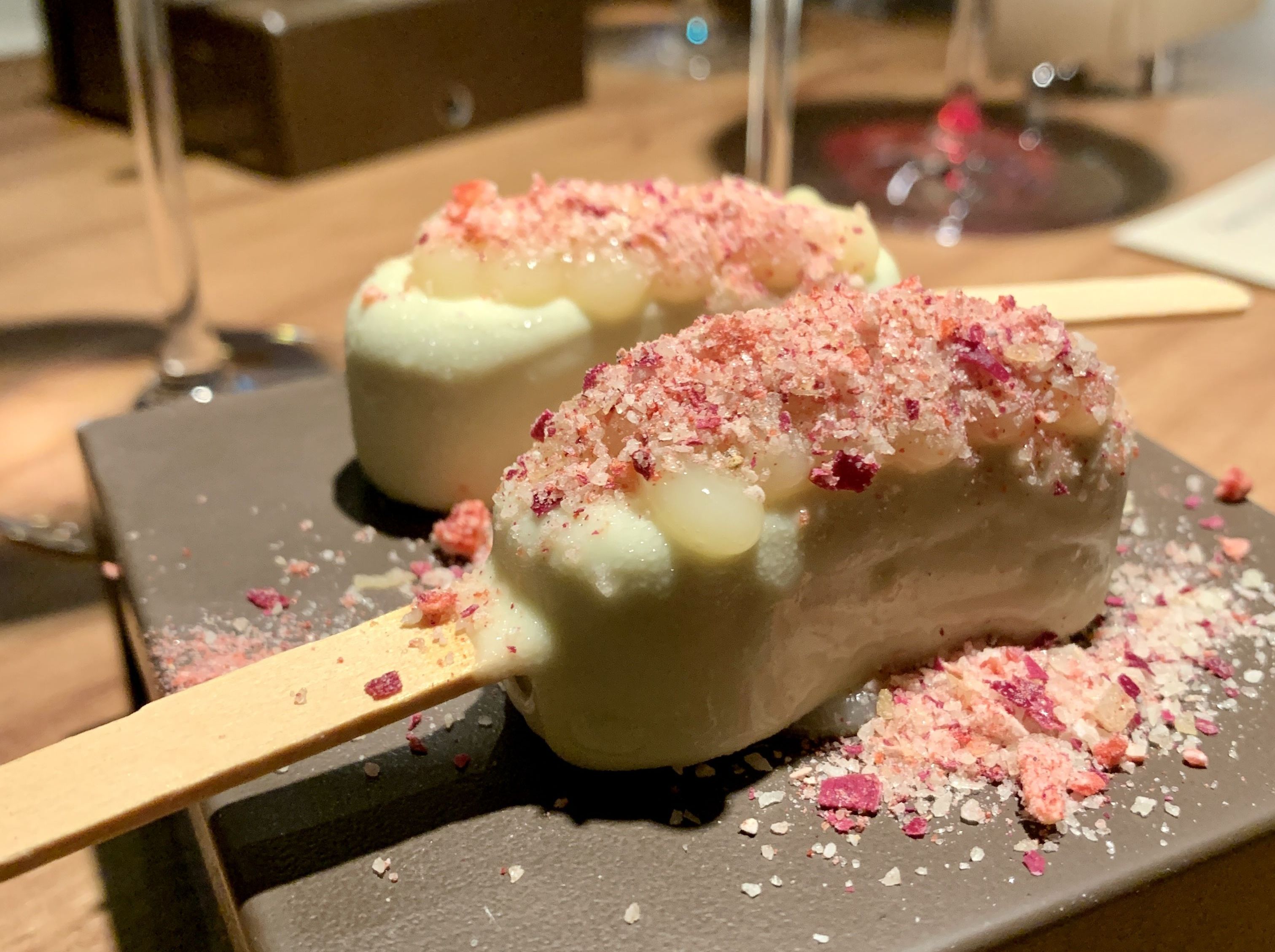 Os famosos sorvetes pré-sobremesa da chef Bianca Mirabili, do Evvai / Saulo Tafarelo