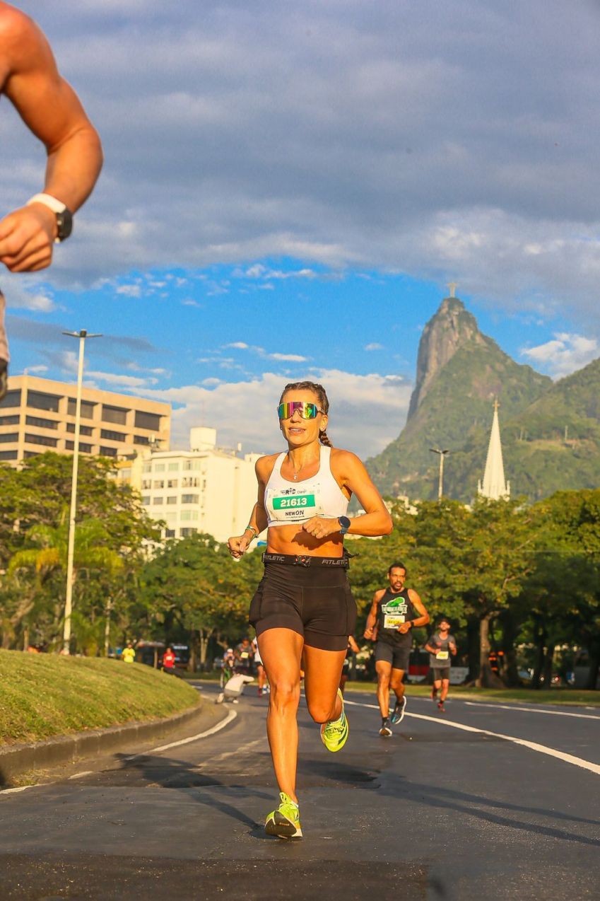 Valery correu sua primeira maratona em São Paulo, mas foi no Rio que conquistou o tão sonhado índice para Boston há alguns anos / Arquivo pessoal