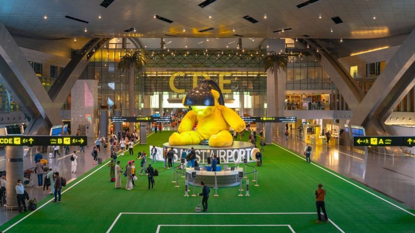 O Hamad International Airport Terminal em Doha, Qatar, é o número dois na lista da Skytrax. O Hamad International Airport Terminal em Doha, Qatar, é o número dois na lista da Skytrax. / MSM/Adobe Stock