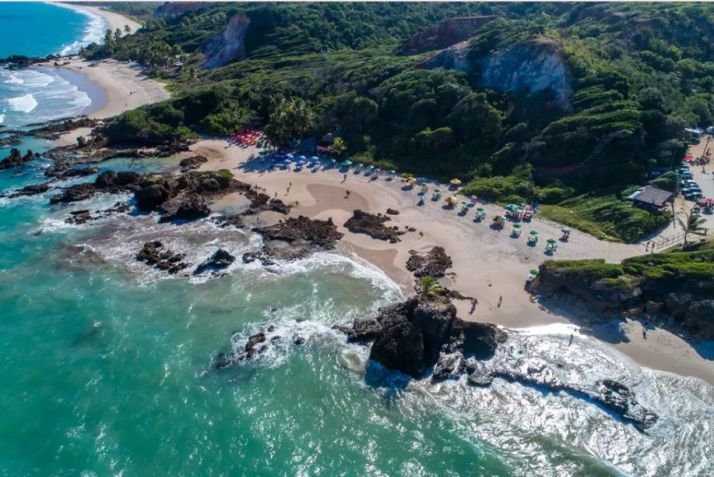 / Praia de nudismo: Tambaba, Conde/PB - Imagem: Marco Pimentel/PBTur