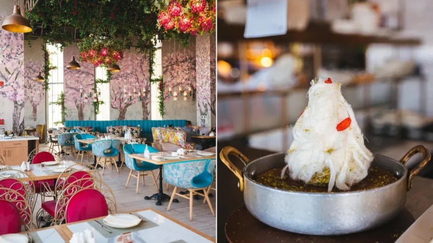 A comida libanesa está no cardápio à beira-mar do Beirut sur Mer / Departamento de Cultura e Turismo de Abu Dhabi