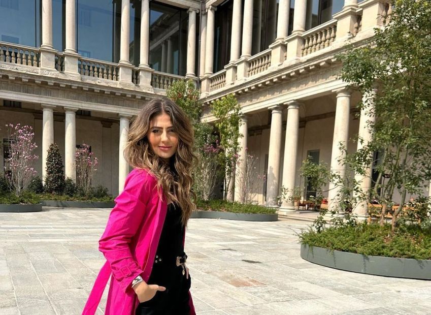 Cici Navarro na Pinacoteca de Brera; acervo conta com importantes obras renascentistas / Acervo pessoal