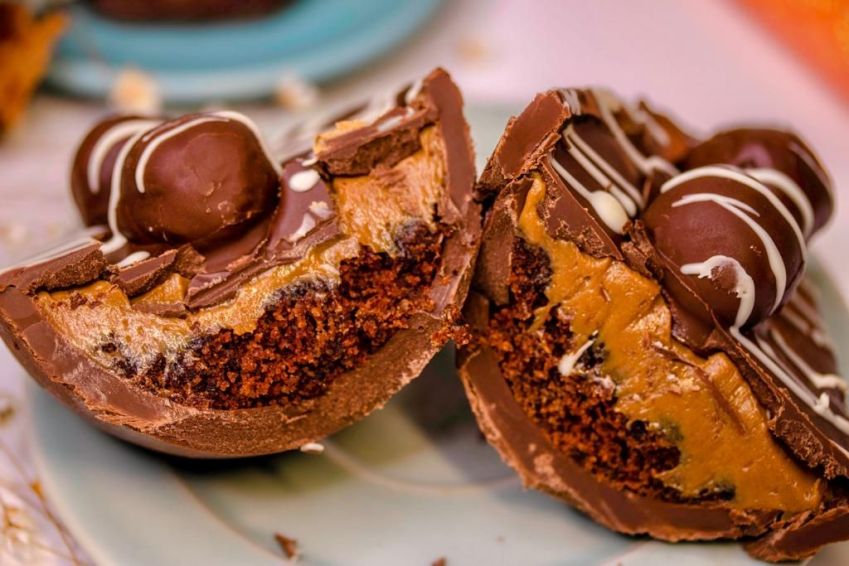 Ovo Pão 'sem mel' com doce de leite é uma das opções do cardápio da marca Delícias Fit / Divulgação