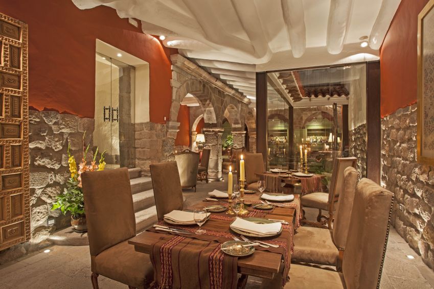 Ambiente do restaurante do Inkaterra La Casona / Divulgação/Inkaterra Hotels