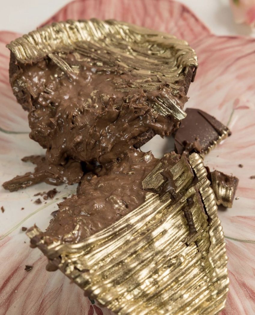 Vegano, sem açúcar e sem glúten, Crocante de Gianduia é uma das opções do cardápio de Isabel Buk / Reprodução Instagram