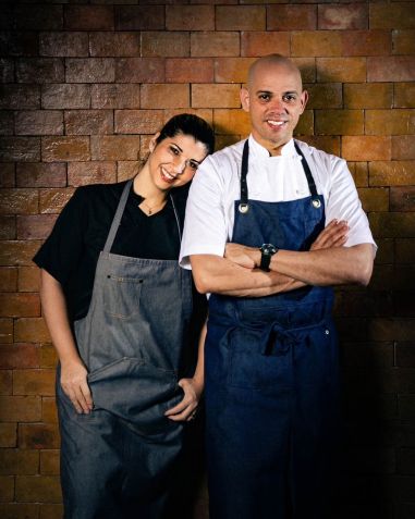 Retrato dos chefs Fabrício Lemos e Lisiane Arouca, dos restaurantes Origem e Ori, em Salvador/Ba. Fotógrafo: Leonardo Freire (71)99710-4170 / Leonardo Machado Freire