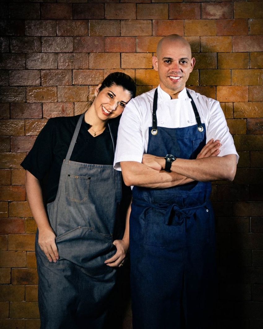 Retrato dos chefs Fabrício Lemos e Lisiane Arouca, dos restaurantes Origem e Ori, em Salvador/Ba. Fotógrafo: Leonardo Freire (71)99710-4170 / Leonardo Machado Freire