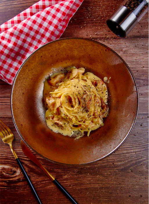 Spaghetti alla Carbonara do badalado Moma / Rodolfo Regini