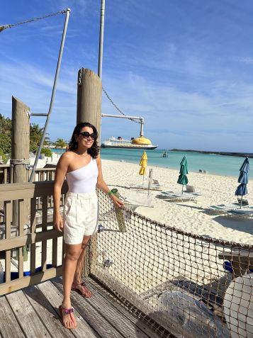 Daniela Filomeno na Castaway Island / Acervo Pessoal