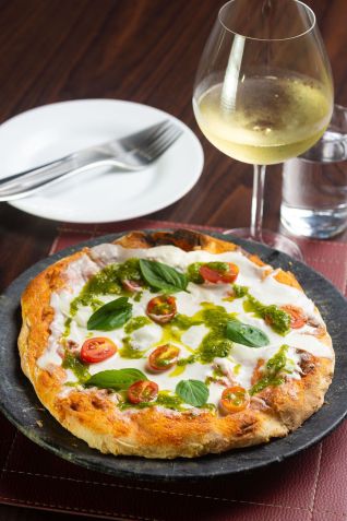 Pizza Burrata da rede Vino! / Gladstone Campos
