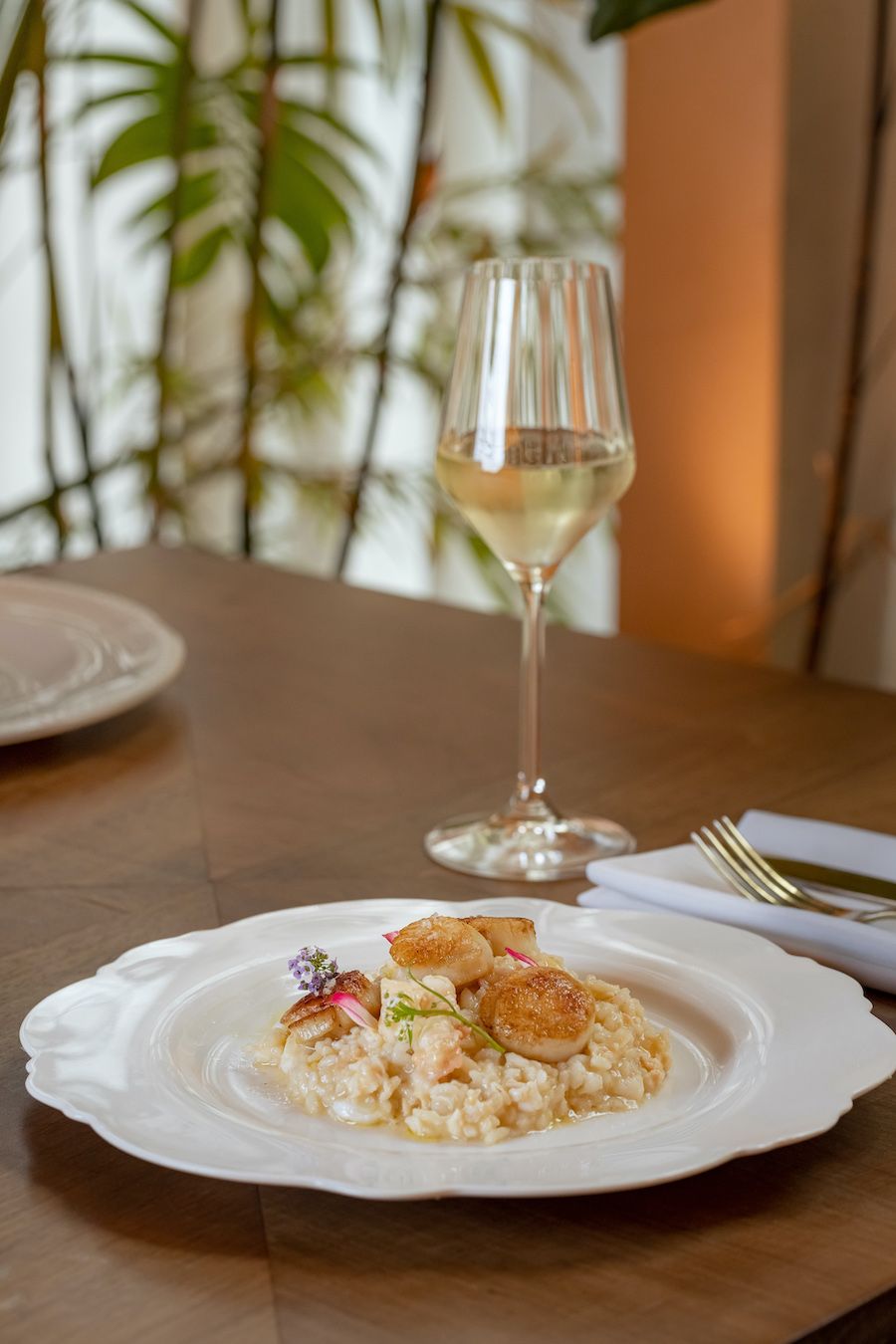 Risotto com vieiras do La Serena / Divulgação