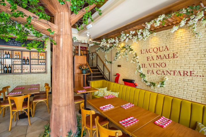 Ambiente do Locale Trattoria / Divulgação