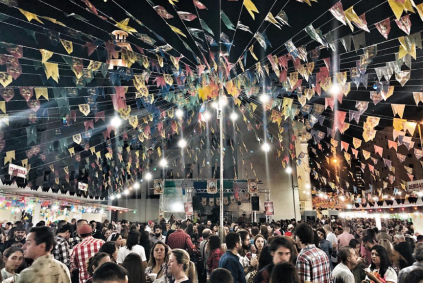 Festa Junina na Igreja do Calvário, em Pinheiros, São Paulo